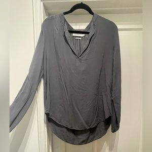 Velvet by Graham & Spencer Women’s Collared V Neck Blouse